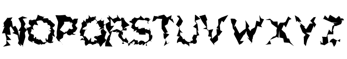 Charger Distortion 2 Font UPPERCASE