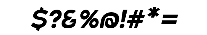 Charger EcoBold Oblique Font OTHER CHARS