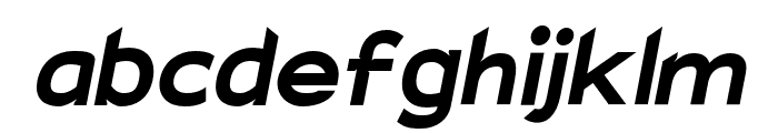 Charger EcoBold Oblique Font LOWERCASE