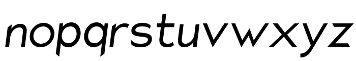 Charger Italic Font LOWERCASE