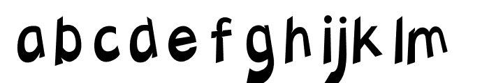 Charger Slice Font LOWERCASE
