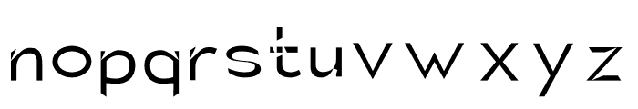 Charger Static II Font LOWERCASE