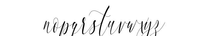 Charlotte Calligraphy Font LOWERCASE