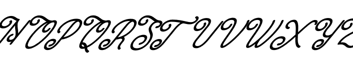 Charlotte Italic Font UPPERCASE