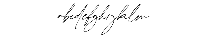 Charlotte Signature Demo Reg Font LOWERCASE