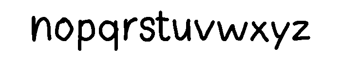 Charmed HF Regular Font LOWERCASE