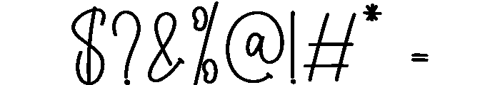 Charming Smile Font OTHER CHARS