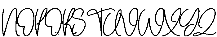 Charming Smile Font UPPERCASE