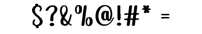 Charmingly Font OTHER CHARS