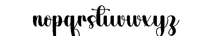 Charmingly Font LOWERCASE