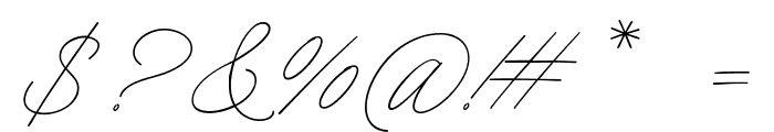 Charmline Script Personal Use Font OTHER CHARS