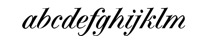 Charpentier Classicistique Reduced Italic Font LOWERCASE