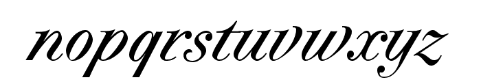 Charpentier Classicistique Reduced Italic Font LOWERCASE