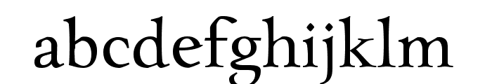 Charpentier Renaissance Reduced Normal Font LOWERCASE