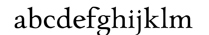 CharpentierRenRed-Normal Font LOWERCASE