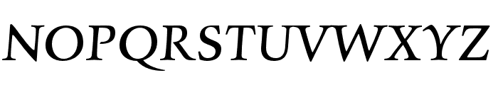 CharpentierRenRed-Oblique Font UPPERCASE