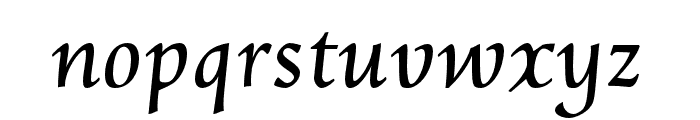 CharpentierRenRed-Oblique Font LOWERCASE
