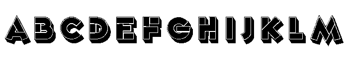 Chase Regular1 Font UPPERCASE