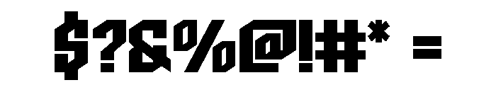Chasis-7 Font OTHER CHARS
