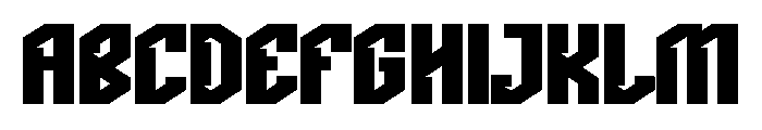 Chasis-7 Font UPPERCASE