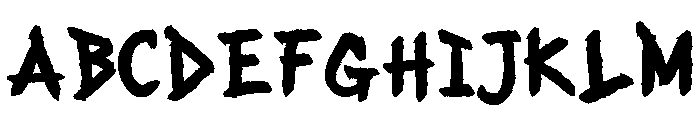 Chastel Compank Trial Regular Font UPPERCASE