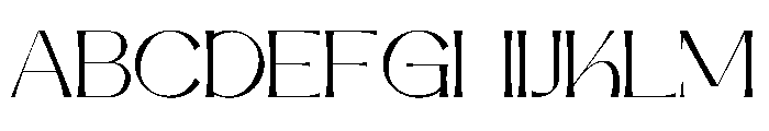 Chateau Font UPPERCASE