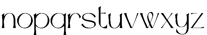 Chateau Font LOWERCASE