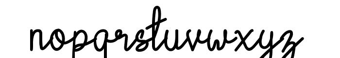 Chattagirie Font LOWERCASE