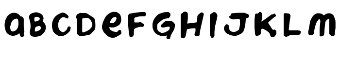 Chattery Teeth Font LOWERCASE