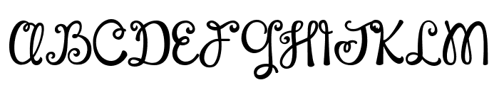 CheGuevara Fancy Regular Font UPPERCASE