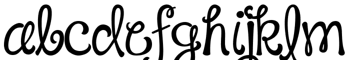 CheGuevara Fancy Regular Font LOWERCASE