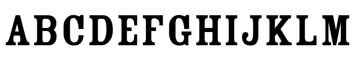 CheGuevara Golden Serif Font UPPERCASE
