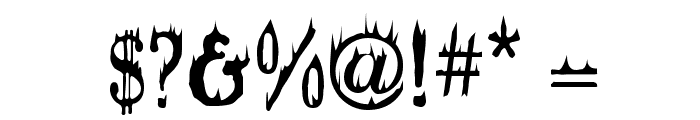 Cheap Fire Font OTHER CHARS