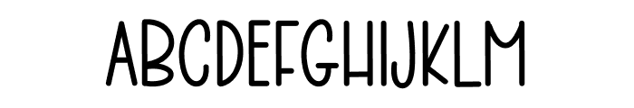 Checklist Font UPPERCASE