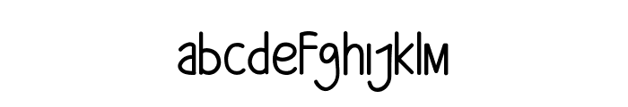 Cheeks Rosy Demo Font LOWERCASE