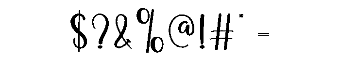 Cheeks Font OTHER CHARS