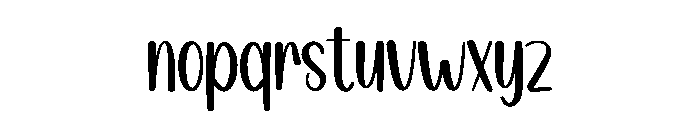 Cheeks Font LOWERCASE