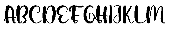 Cheerful1 Font UPPERCASE