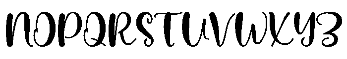 Cheerful1 Font UPPERCASE