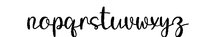 Cheerful1 Font LOWERCASE