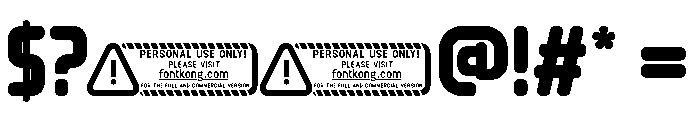 Cheerfull PERSONAL USE ONLY! Font OTHER CHARS