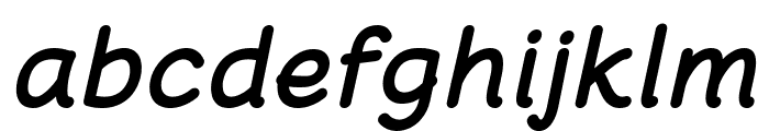 Cheeronsta Bold Italic Font LOWERCASE