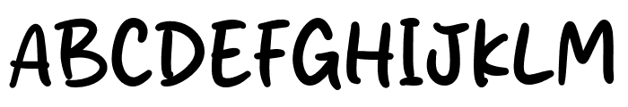 Cheese Durian Font UPPERCASE
