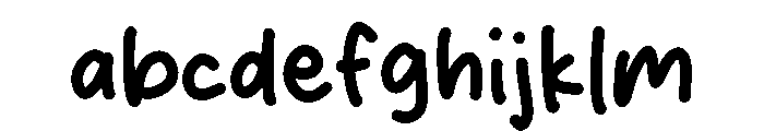 Cheese Milky Font LOWERCASE