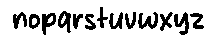 Cheese Milky Font LOWERCASE