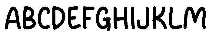 Cheese Potato Font UPPERCASE