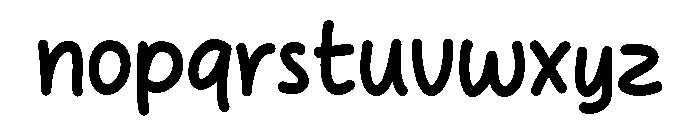 Cheese Potato Font LOWERCASE