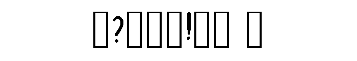 Chekly Regular Font OTHER CHARS