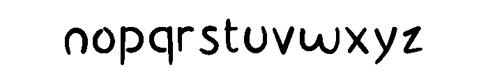Chekly Regular Font LOWERCASE