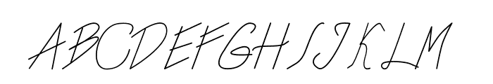 Cheloffia Font UPPERCASE